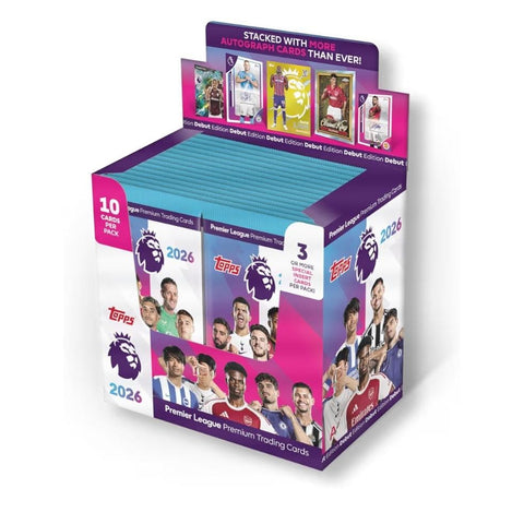 Panini Premier League 2026 Trading Cards Per Pack - Toyzoona