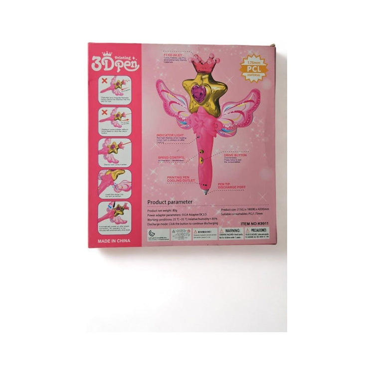 Rosy Brown 3D Printing Pen Fairy Creative Drawing Fun For Kids HALSON ENTERPRISE a577ec5f-a150-4dd6-90fe-1da39038e83f-Photoroom.jpg Stationary, Arts and Crafts