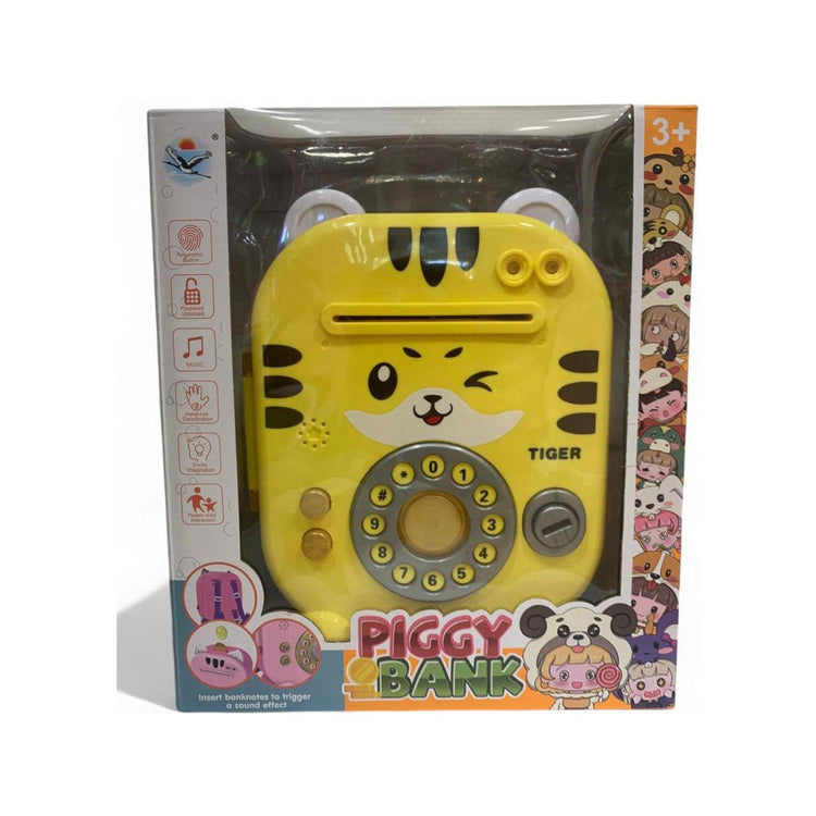 Dark Khaki Tiger Piggy Bank HALSON ENTERPRISE b3cd96c5-14fe-4f0f-a2ae-489f3bc013eb.jpg Action Figures and Play Sets