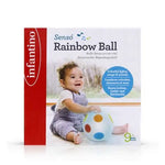 Infantino Senso Rainbow Ball With Lights Sensory Play Fun - Toyzoona