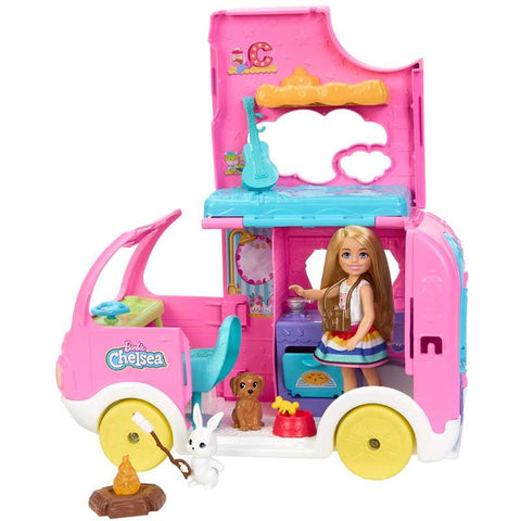 Thistle Barbie Toy Camper And Chelsea Doll Play – A fun and colorful adventure set HALSON ENTERPRISE Caravan1-HNH90.jpg Dolls and Accessories
