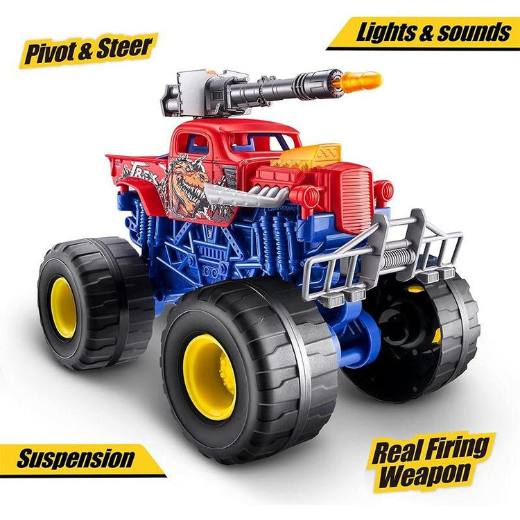 Light Gray Metal Machines Monster Truck 6792 Power Crash Fun Toyzoona big_zuru-6792A-04.jpg Vehicles and Remote Control Toys