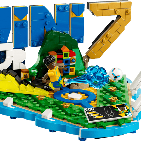 Black LEGO 43027 Vini Jr. Soccer Highlights THE DREAM FACTORY 43027_boxprod_v39_sha.png Building Sets and Construction Toys