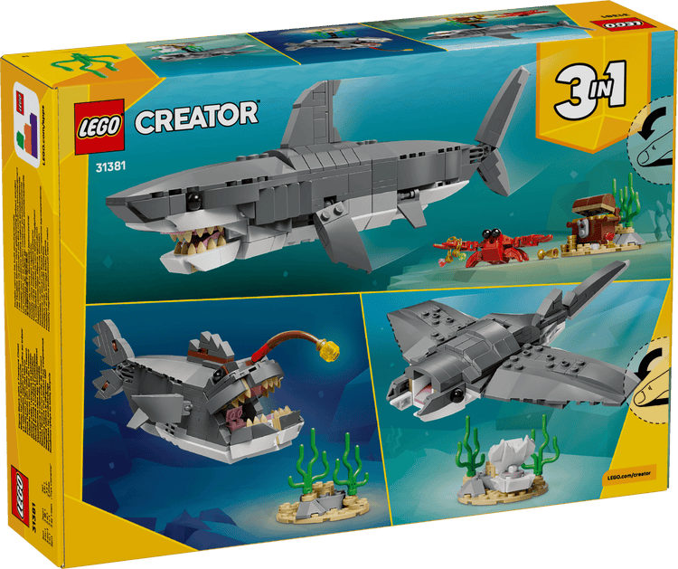 LEGO 31381 Fierce Shark with a Treasure Chest