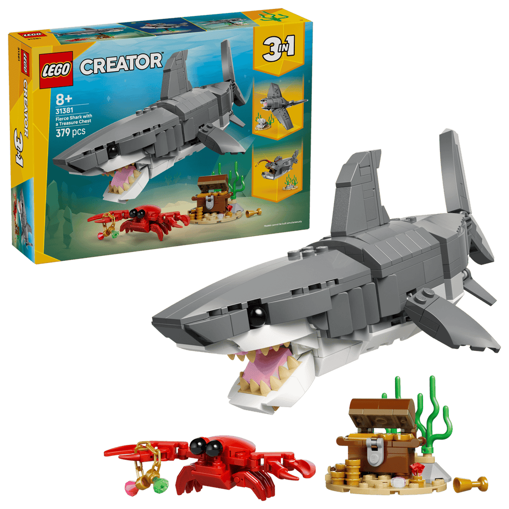 LEGO 31381 Fierce Shark with a Treasure Chest