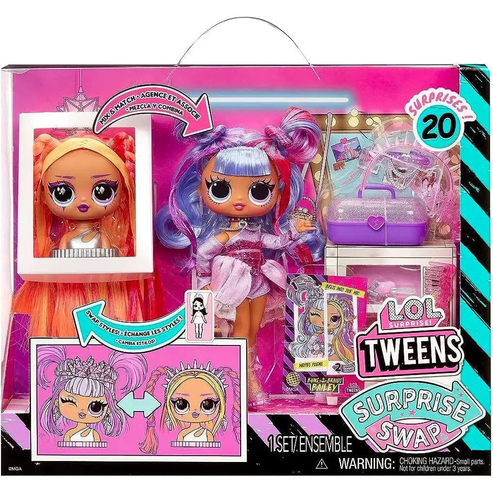 Thistle LOL Surprise Buns 2 Braids Bailey Doll THE DREAM FACTORY buns2braids.webp Dolls and Accessories