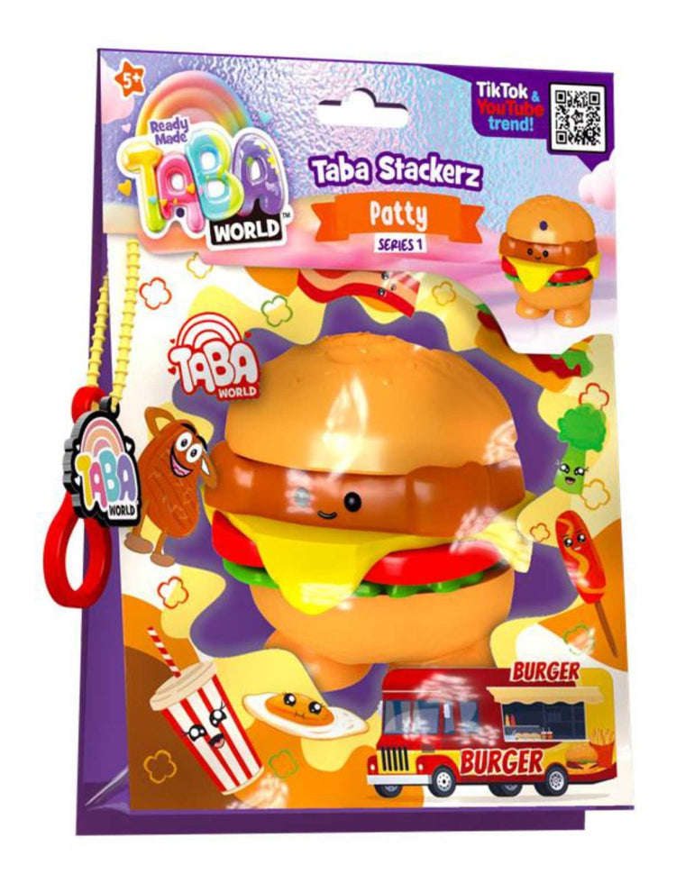 White Smoke Taba World Burger Stacker Squishy 855423 HALSON ENTERPRISE burger.jpg Arts and Crafts