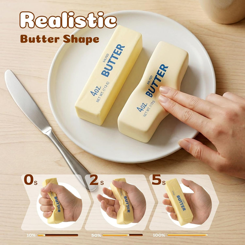 Light Gray Butter Squishy HALSON ENTERPRISE butter_squishy2.jpg Arts and Crafts