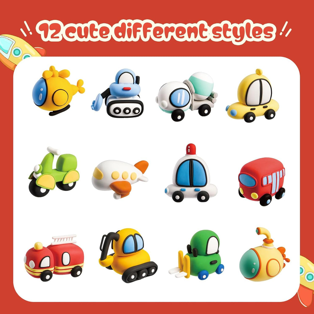 White Smoke Car 4 Colour Clay - Per Piece HALSON ENTERPRISE c5.jpg Arts and Crafts