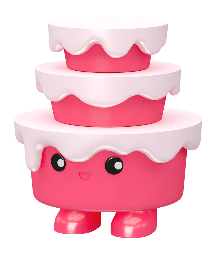 Black Taba World Cake Stacker Squishy 855426 HALSON ENTERPRISE cake1.png Arts and Crafts