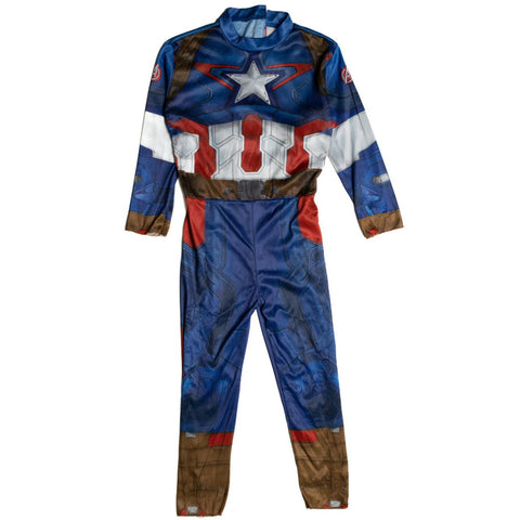 Dark Slate Gray Captain America Costume Blue - Heroic Style That Stands Out Toyzoona capt.america.jpg Pretend Play and Dress Up