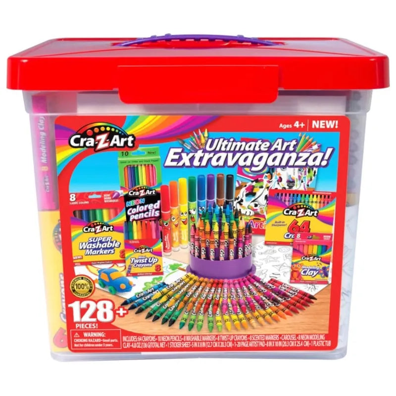 Firebrick Cra Z Art Ultimate Art Extravaganza Tub Toyzoona cra-z-art-ultimate-art-extravaganza-128-piece-art-tub-11737430_00.webp Arts and Crafts