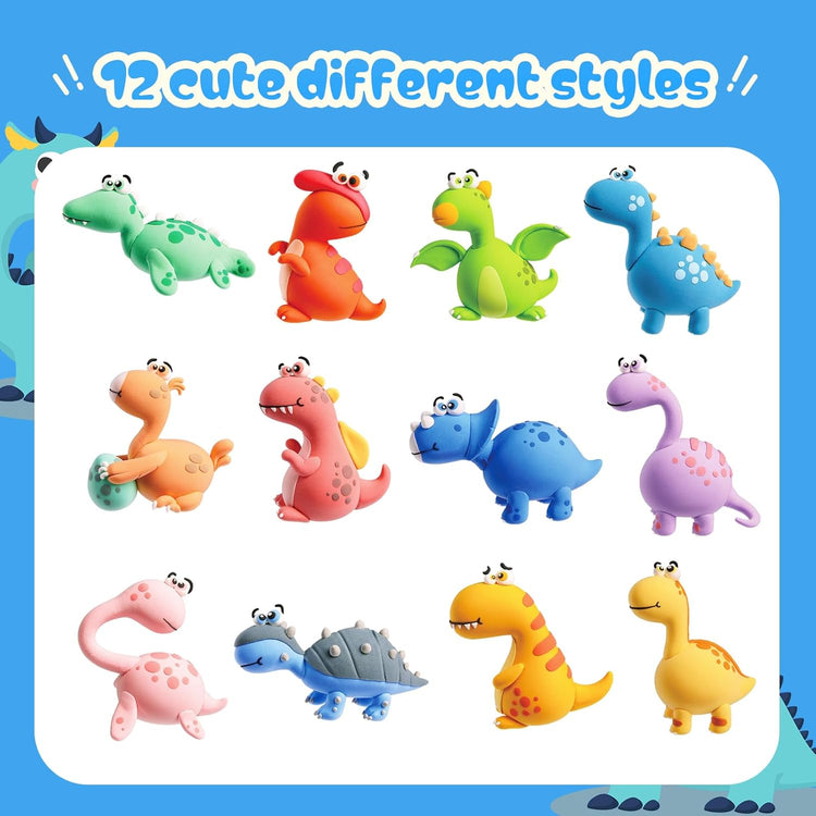 White Smoke Dinosaur 4 Colour Clay - Per Piece HALSON ENTERPRISE d5_4007b3fc-cd5d-4e8c-b33d-5731fab680f5.jpg Arts and Crafts