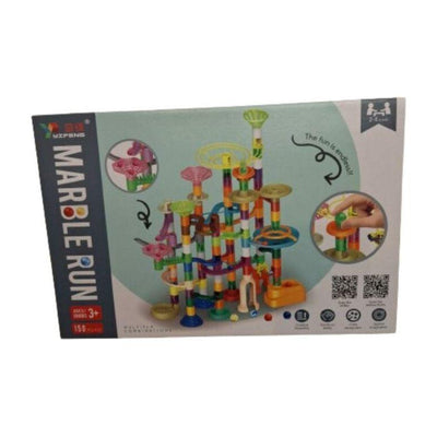 Marble Race 150pcs-Engaging Track Building Set for Kids