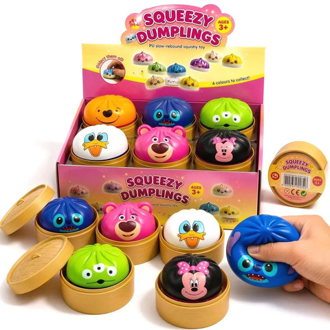 Disney Character Dumpling Squishy - Per Piece