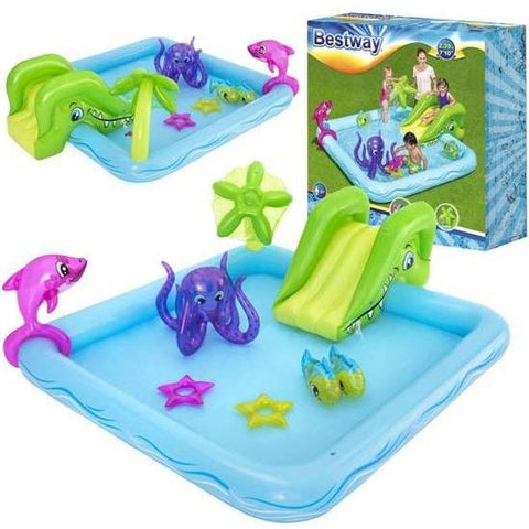 Medium Aquamarine Splash Time – Swimming Pool Bestway 53052 Toyzoona swimming-pool-bestway-53052-toyzoona.jpg Outdoor Play
