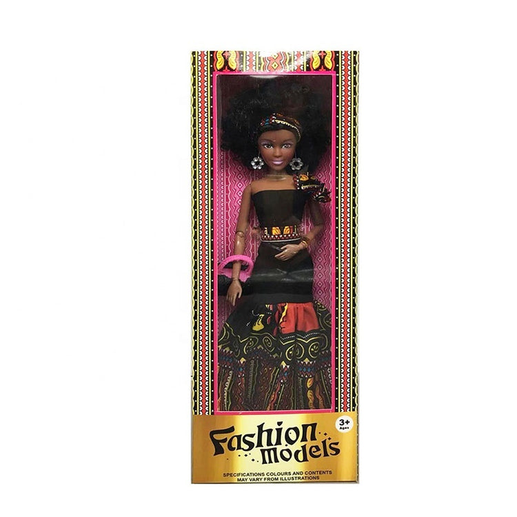 Black African Doll Fashion Models 12P5 Inch HALSON ENTERPRISE fashionmodeldoll2.jpg Dolls and Accessories