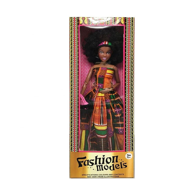 Rosy Brown African Doll Fashion Models 12P5 Inch HALSON ENTERPRISE fashionmodeldoll3.jpg Dolls and Accessories