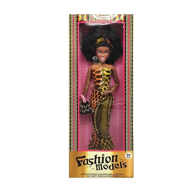 Dim Gray African Doll Fashion Models 12P5 Inch HALSON ENTERPRISE fashionmodeldoll4.jpg Dolls and Accessories