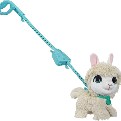 White Smoke Hasbro Fur Real Walkalots Llama Toyzoona furrealwalkalotsllama.jpg Dolls and Accessories