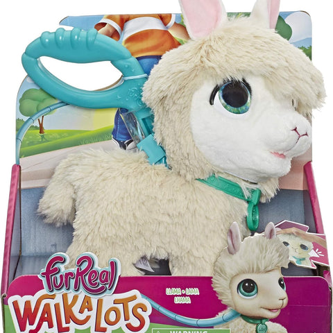 White Smoke Hasbro Fur Real Walkalots Llama Toyzoona furrealwalkalotsllama.jpg Dolls and Accessories