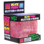 White Smoke Needoh Nice Cube Pink Glitter HALSON ENTERPRISE glitter-glow-nice-cube-pink.jpg Arts and Crafts