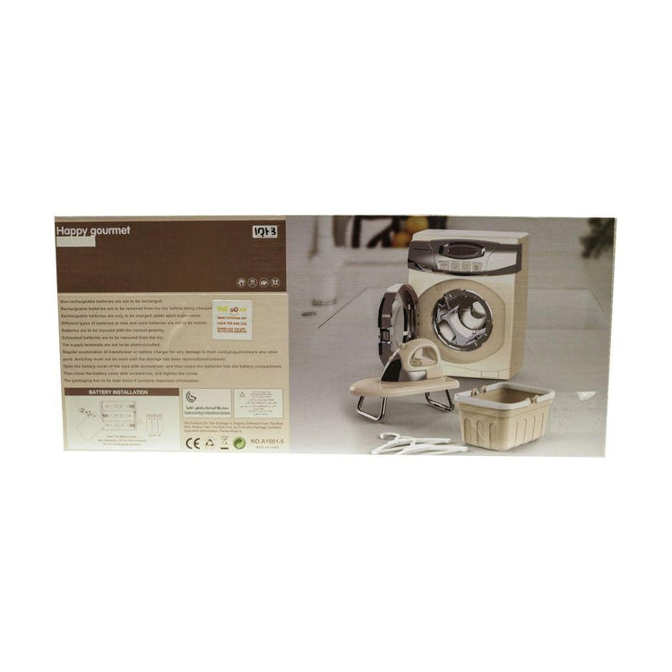 Rosy Brown Tidy Up with the Happy Gourmet Washing Machine Toy Toyzoona happy-gourmet-washing-machine-toyzoona-2.jpg Pretend Play and Play Sets