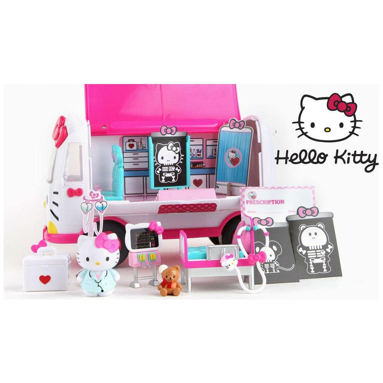 Lavender Hello Kitty Ambulance for Cute Rescue Roleplay and Play Fun Toyzoona hello-kitty-ambulance-toyzoona-2.jpg Dolls and Playsets