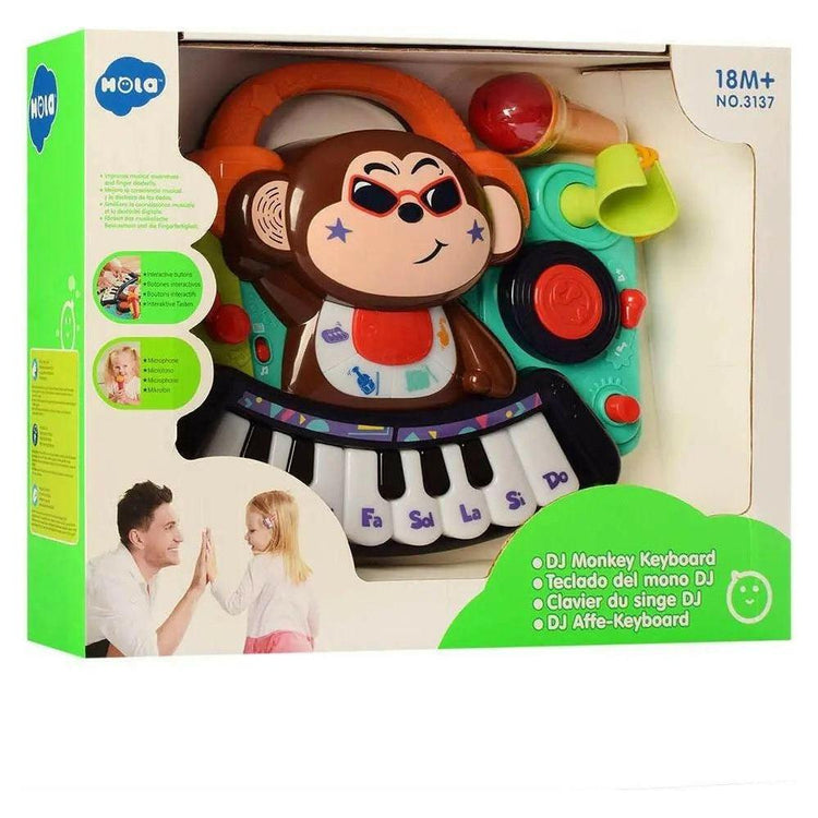 Dark Slate Gray Hola DJ Monkey Keyboard 3137 - Light-Up DJ Toy for Toddlers TOYZOONA LIMITED hola-dj-monkey-keyboard-3137-toyzoona-5.jpg Infant Toys