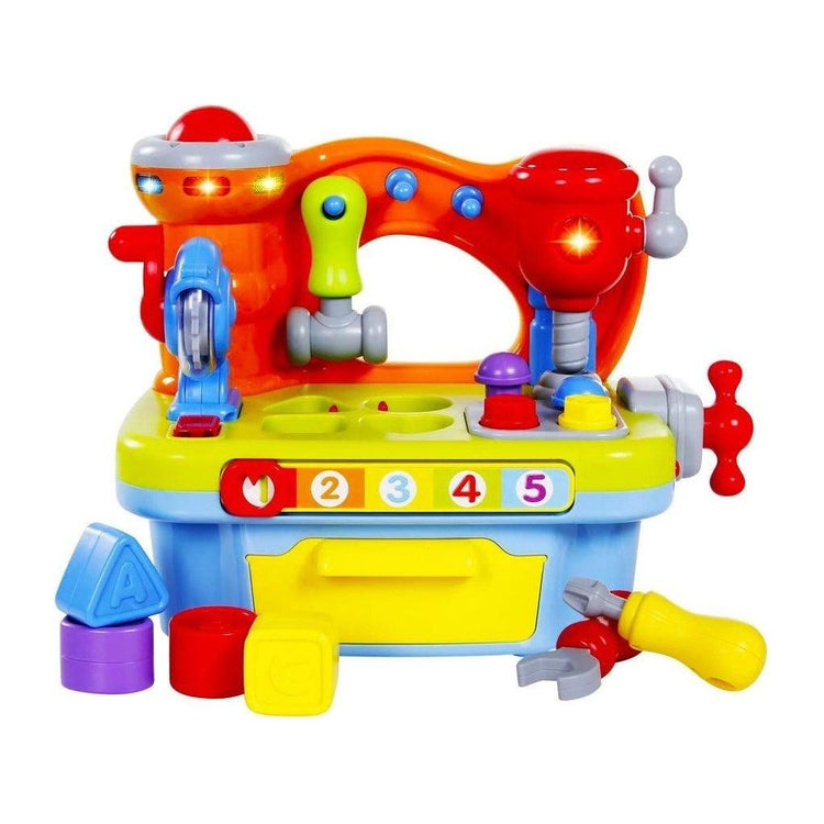 Firebrick Hola My Little Workshop 907 - Creative Tool Set for Toddlers TOYZOONA LIMITED hola-my-little-workshop-907-toyzoona-2.jpg Infant Toys