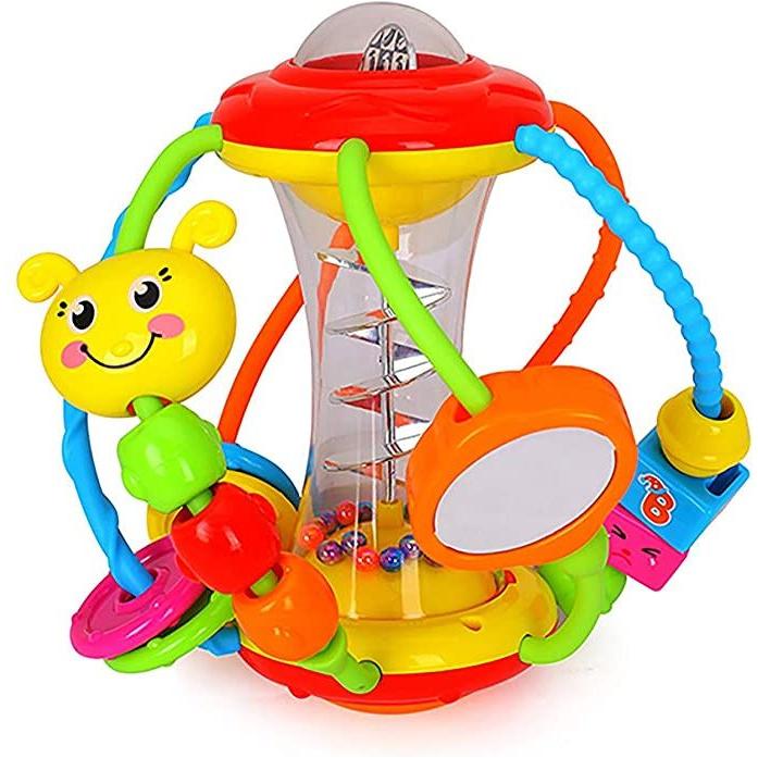 Goldenrod Hola Toddlers World Activity Ball 929 - Multi-Activity Toy for Learning Toddlers TOYZOONA LIMITED hola-toddlers-world-activity-ball-929-toyzoona-2.jpg Infant Toys
