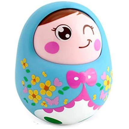 Steel Blue Hola Tumbler Doll 979 - Rolling and Wobbling Toy for Babies and Toddlers Toyzoona hola-tumbler-doll-979-toyzoona-2.jpg Infant Toys