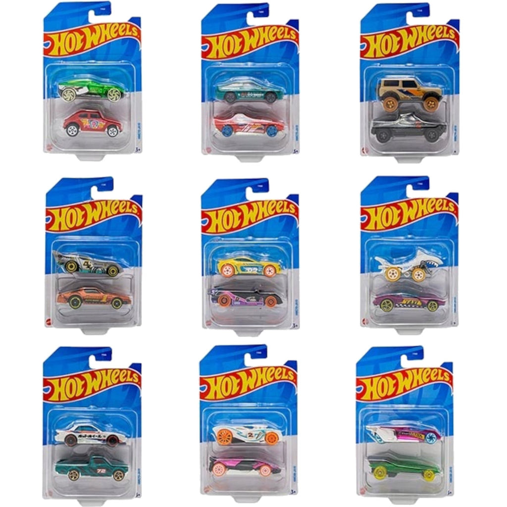 Hot Wheels 2Pack Cars Assorted FVN40 - Per Pack - Toyzoona