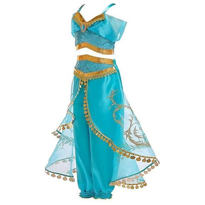 Light Gray Jasmine Dress for Fairytale Princess Moments Toyzoona jasmine-dress-toyzoona-6.jpg Costume, Dress Up and Apparel