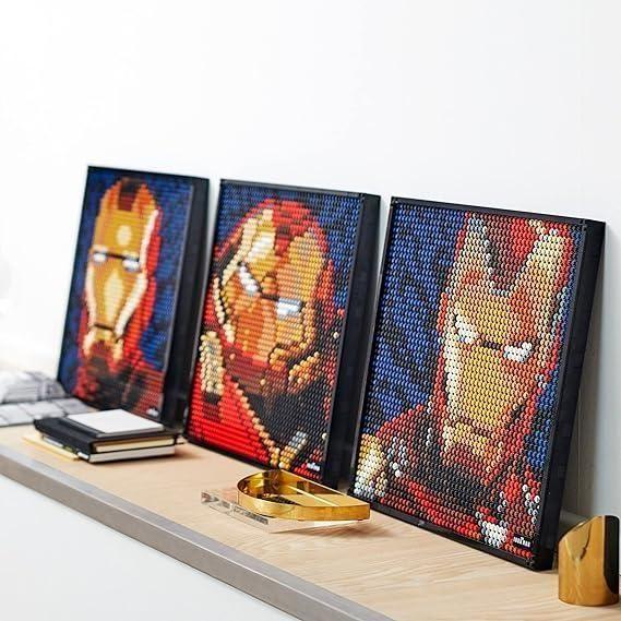 Dark Slate Gray LEGO Art Marvel Studios Iron Man 31199 - Superhero Wall Art Toyzoona lego-31199-marvel-studio-iron-man-toyzoona-2.jpg Building and Construction