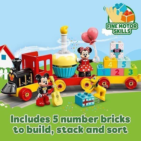 Powder Blue LEGO Mickey and Minnie Train 10942 - Building Fun Toy Set for Toddlers Toyzoona lego-mickey-and-minnie-train-10941-toyzoona-4.jpg Building and Construction