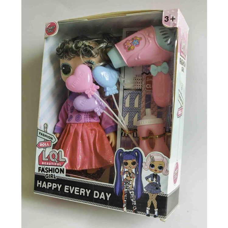 Gray LQL With Hairdryer for Pretend Styling and Salon Creativity Toyzoona lol-with-hairdryer-toyzoona-3.jpg Dolls and Playsets