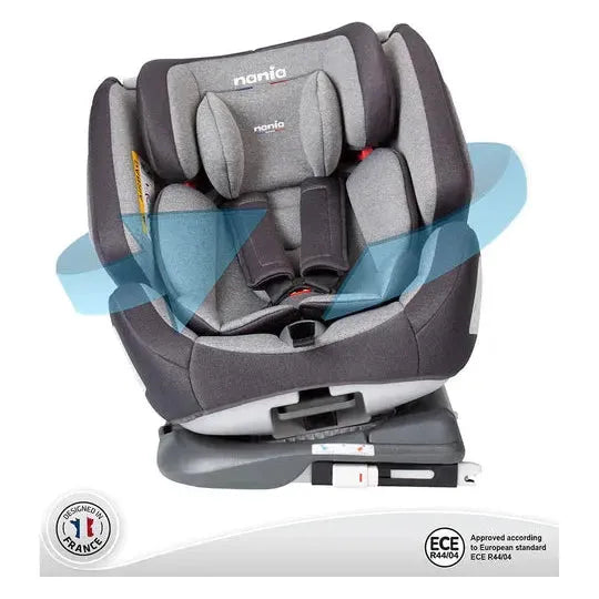 Dim Gray Nania One 360 Rotation Car Seat Grey Toyzoona nania-one-360-rotation-car-seat-grey-toyzoona-2.webp Infant Toys