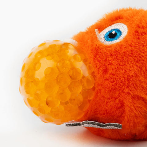 Chocolate Monster Squishy Toys with Beads - Plush Stress Relief Ball & Sensory Toys for Girls & Boys - 8x8x10cm - Ages 5+ - Orange HALSON ENTERPRISE o1.jpg Plush Toys