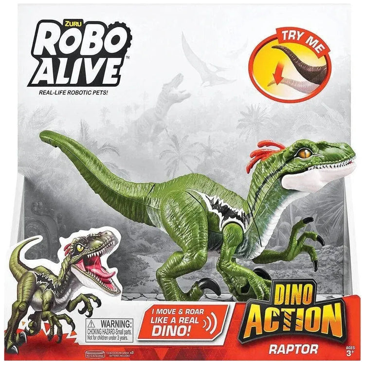 Light Gray Robo Alive Dino Action Raptor 7172 by ZURU Toyzoona orig.webp Action Toys