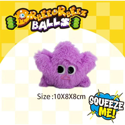 Dark Gray Monster Squishy Toys with Beads - Plush Stress Relief Ball & Sensory Toys for Girls & Boys - 8x8x10cm - Ages 5+ - Purple HALSON ENTERPRISE p1_3baaa613-ee95-457c-8000-d3e3383360f6.jpg Plush Toys