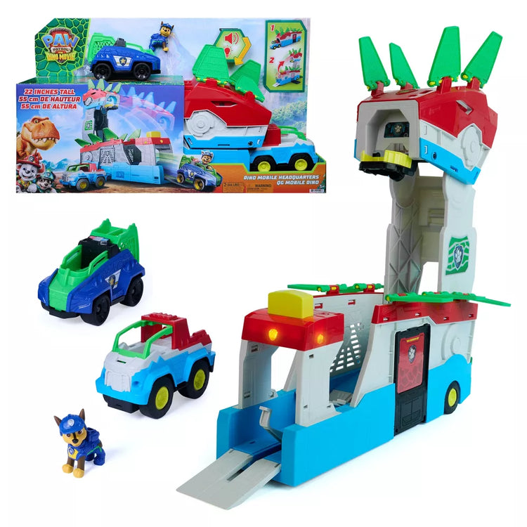 White Smoke Paw Patrol Dino Mobile Headquarters HALSON ENTERPRISE pawpatroldinomobilehq1.webp Action Figures and Play Sets