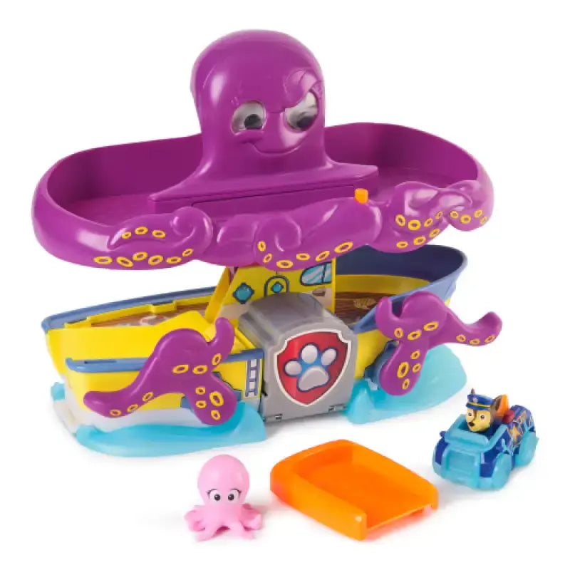 White Smoke Paw Patrol Pup Squad Octopus Rescue HALSON ENTERPRISE pawpatroloctopusrescue3.webp Action Figures and Play Sets