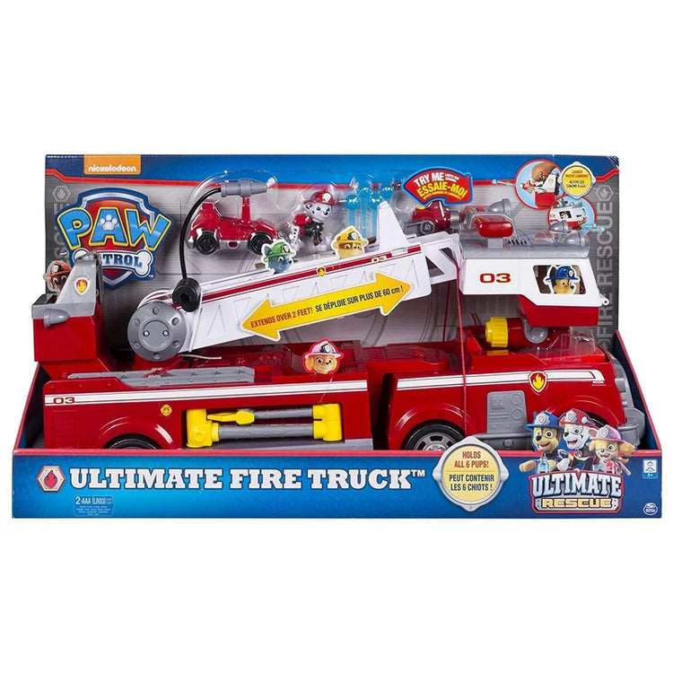 White Smoke Paw Patrol Marshall Ultimate Fire Truck HALSON ENTERPRISE pawpatrolultimatefiretruck3.webp Action Figures and Play Sets