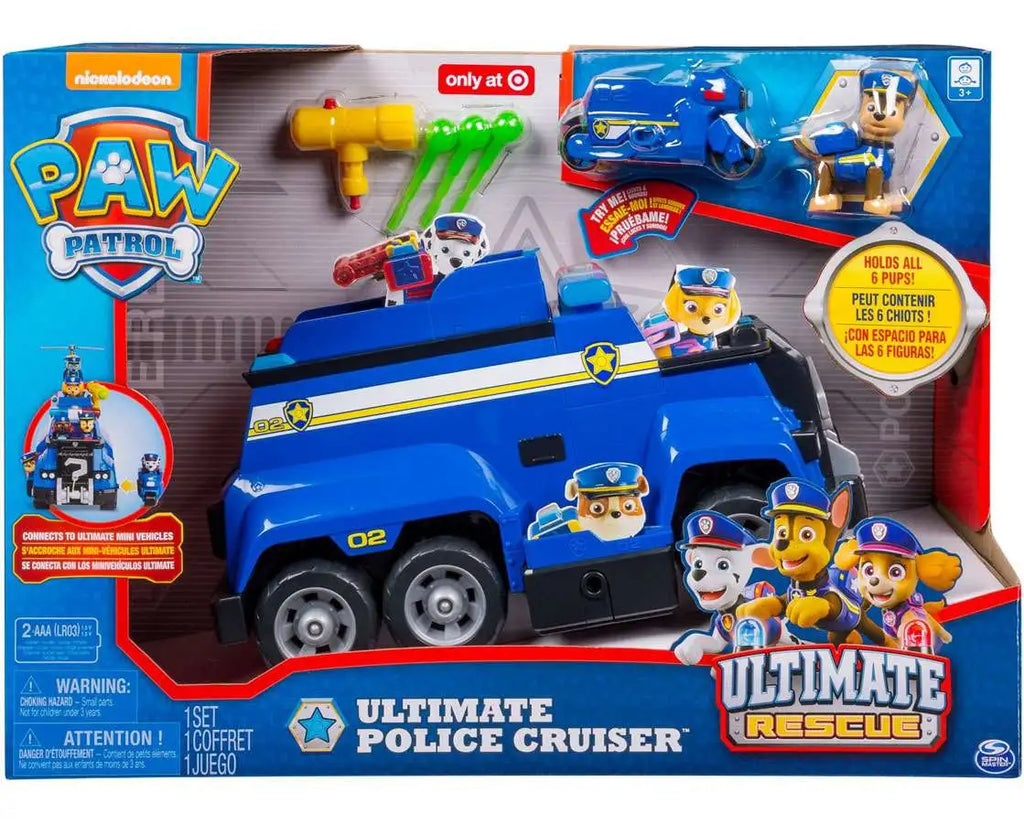 White Smoke Paw Patrol Ultimate Police Cruiser HALSON ENTERPRISE pawpulimatepolicecruiser.webp Action Figures and Play Sets