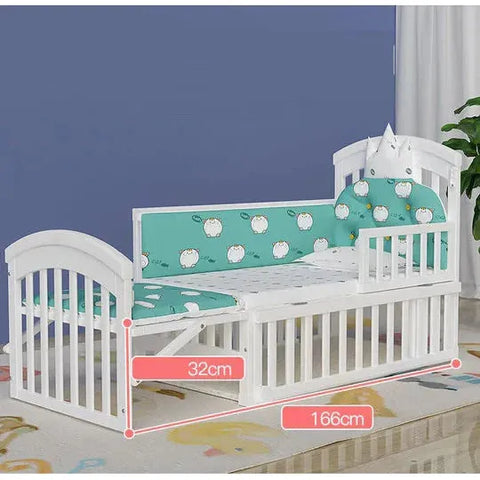 Light Gray Pibi 3 In 1 Rocking Cot Cum Bed White Toyzoona pibi-3-in-1-rocking-cot-cum-bed-white-toyzoona-1.webp Infant Toys