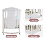 Light Gray Pibi 3 In 1 Rocking Cot Cum Bed White Toyzoona pibi-3-in-1-rocking-cot-cum-bed-white-toyzoona-4.webp Infant Toys