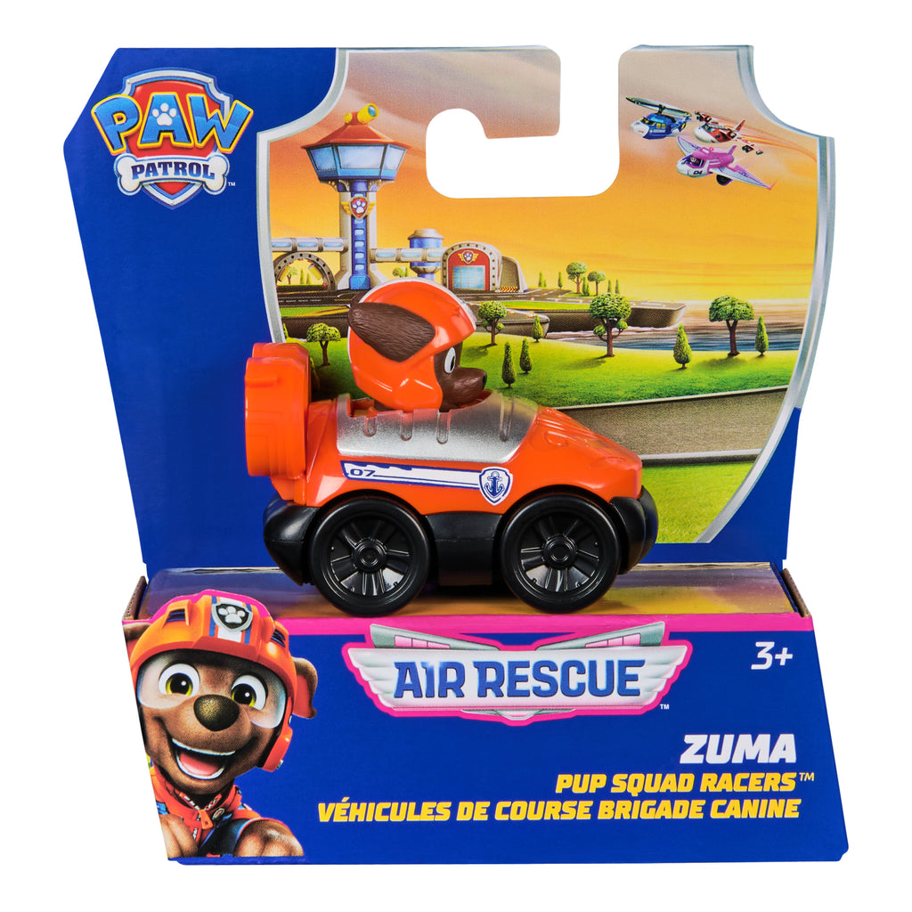 White Smoke Paw Patrol Air Rescue Zuma Small Car HALSON ENTERPRISE pupsquadracecarzuma.jpg Action Figures and Play Sets