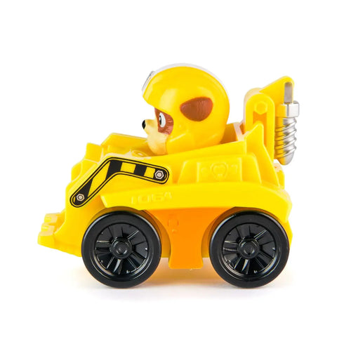 White Smoke Paw Patrol Air Rescue Rubble Small Car HALSON ENTERPRISE pupsquadracersrubblesmall.webp Action Figures and Play Sets