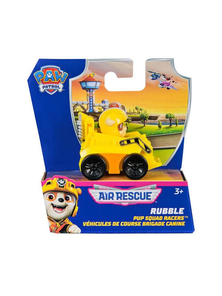 White Smoke Paw Patrol Air Rescue Rubble Small Car HALSON ENTERPRISE pupsquadracersrubblesmall.webp Action Figures and Play Sets